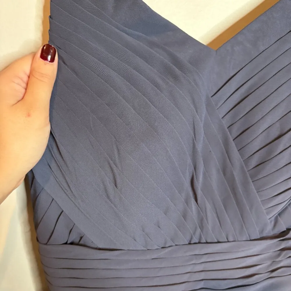 Azazie Pierrette Stormy bridesmaid dress - Image 4