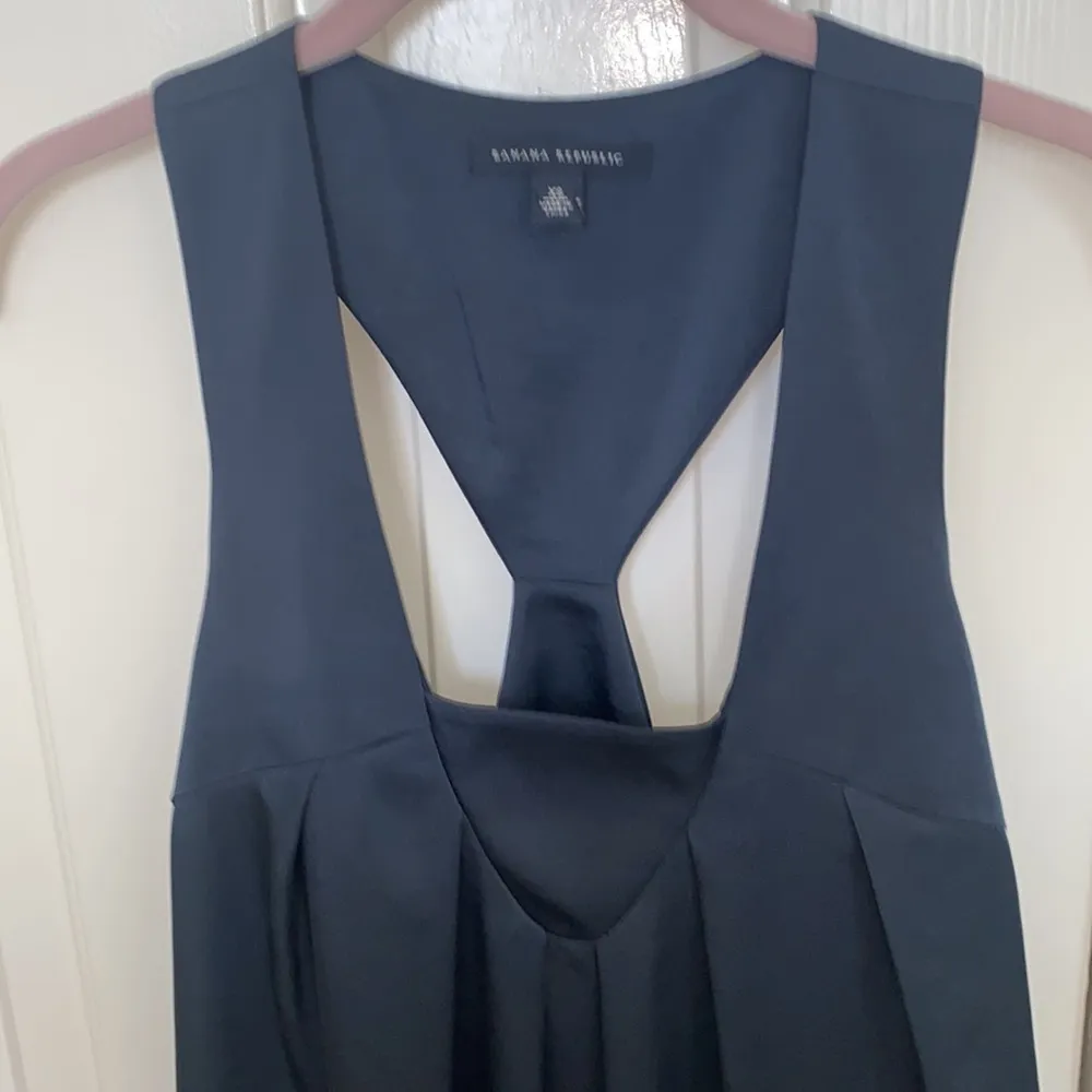 Banana Republic Swingy Sleeveless Shift Dress w/ Halter Cut Out Back Sz XS - Image 7