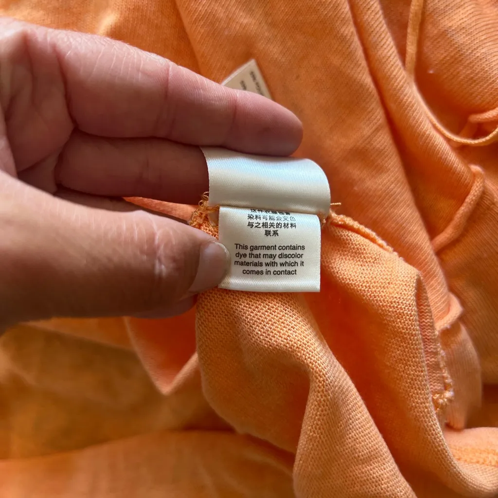 NWOT We The Free Chill Out Cold Shoulder Pullover Top orange xs free people - Image 15