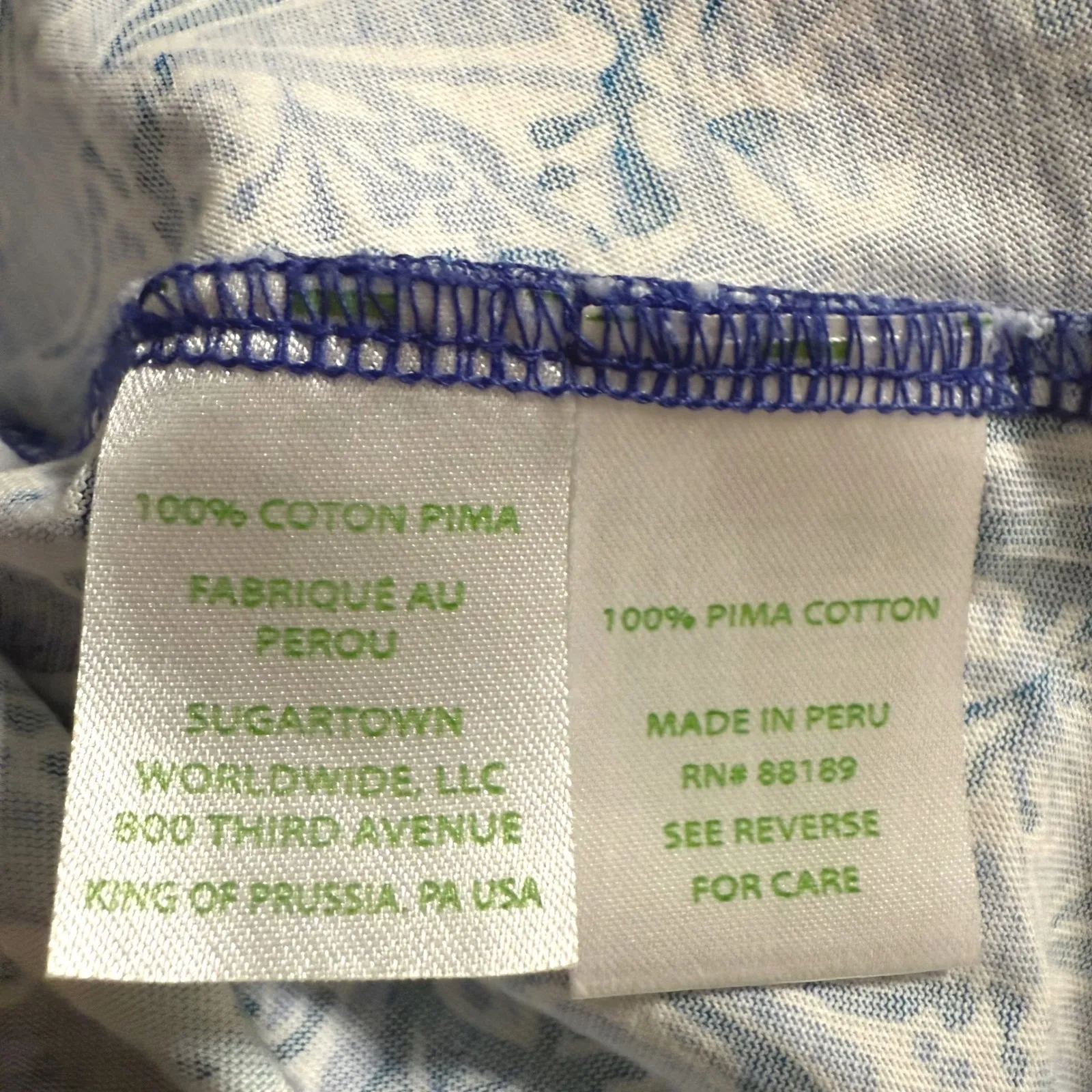 Lilly Pulitzer Kristen Dress Koalafications Royal Purple Floral Pima Size S - Image 5