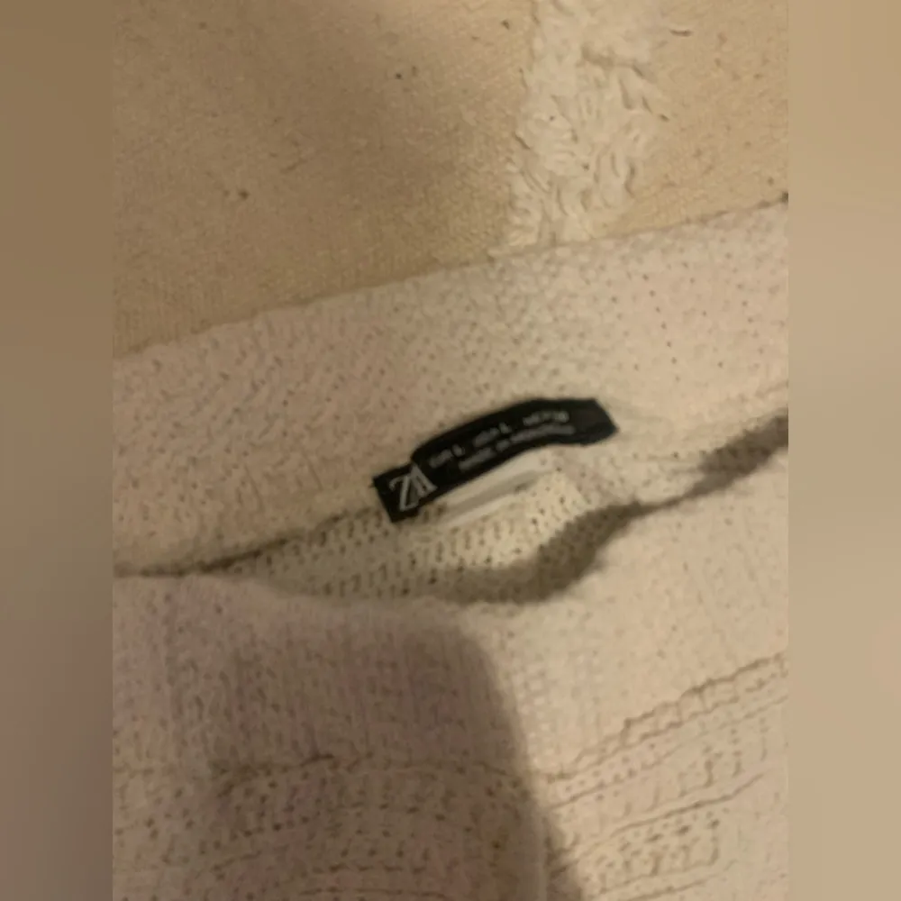 Zara crochet tank & pant set L boho coastal spring casual knit comfy beach - Image 11