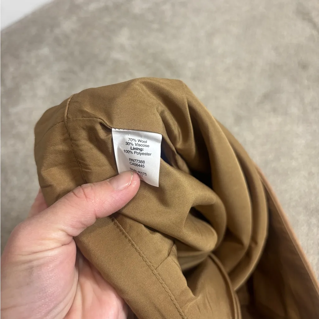 NWT J. Crew Factory The Pencil Skirt Womens Size 4
Camel Double Serge Wool Blend Tan - Image 2