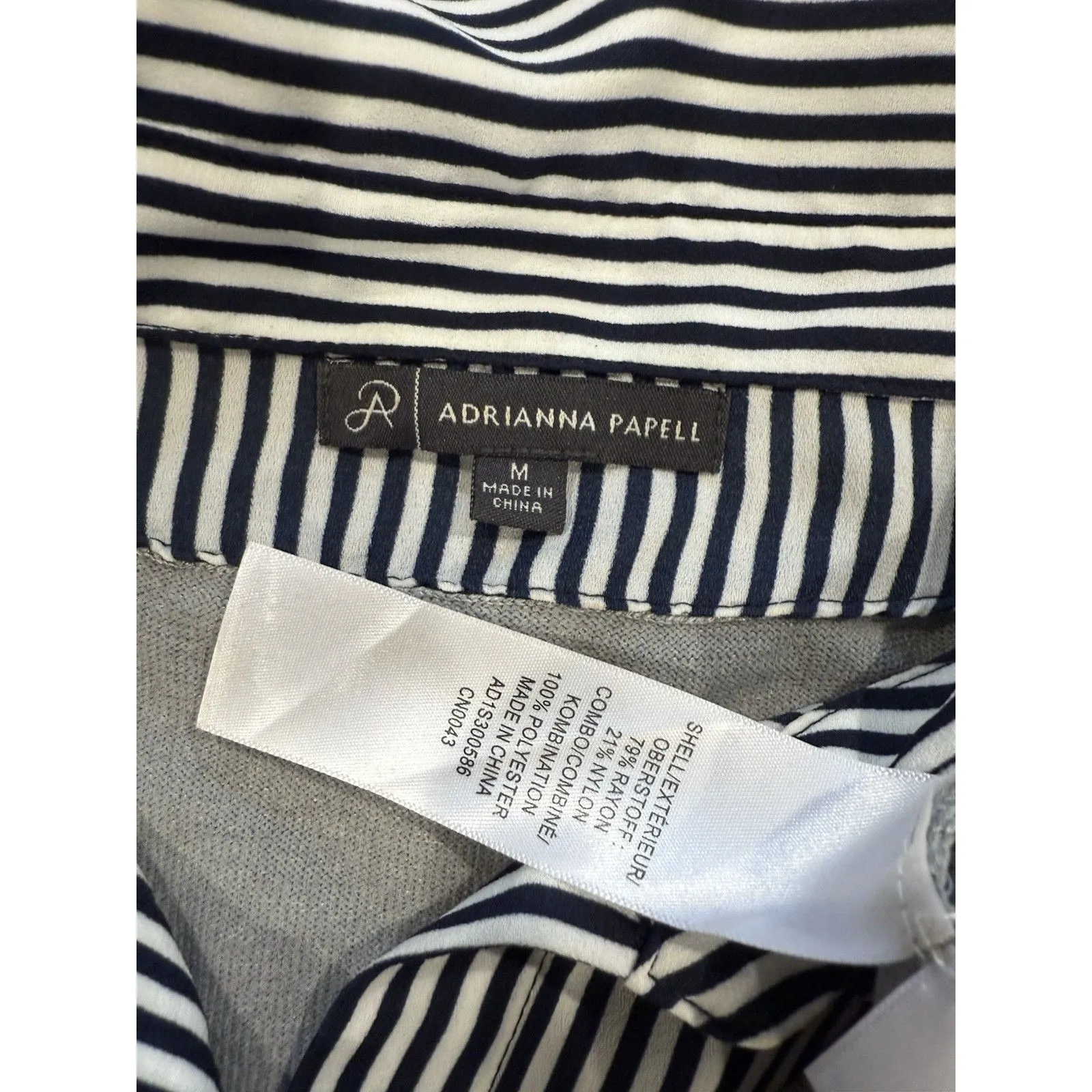 Adrianna Papell Sweater Women Medium Layer Preppy Old Money Quiet Luxury Career - Image 3