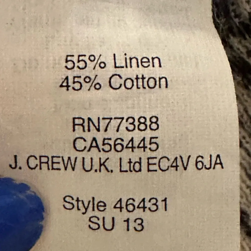 Madewell Women’s Blue Bud Floral Linen Cotton Cardigan Sweater XS - Image 6