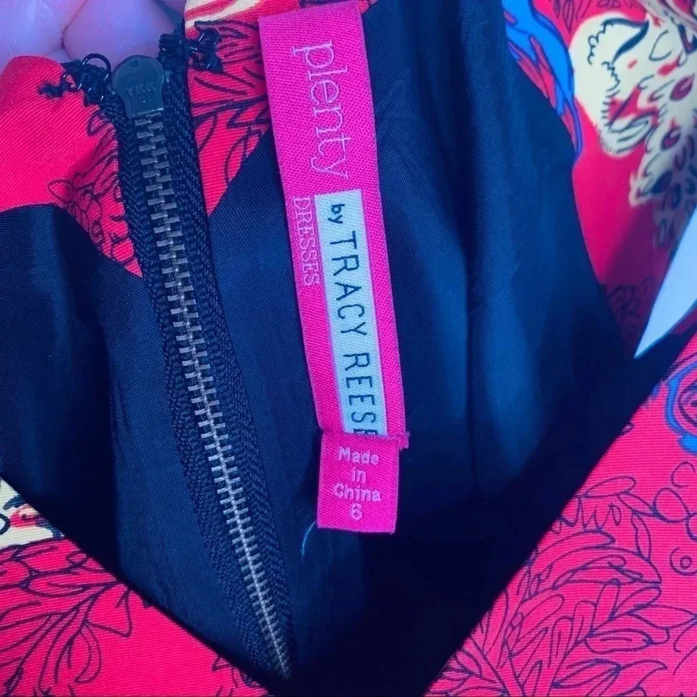 Plenty by Tracy Reese ‘Ashley’ Retro Floral Sleeveless Dress Size 6 - Image 9