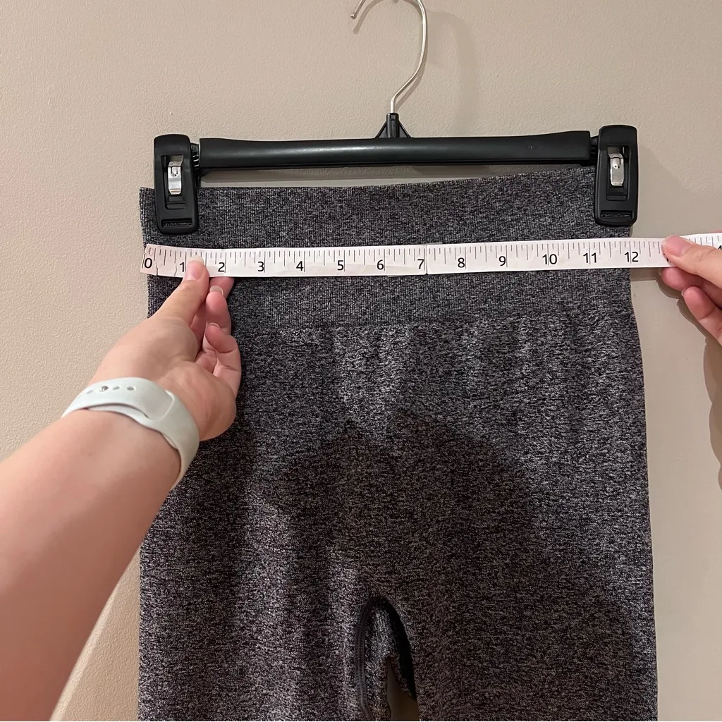 Gray Ultra Soft High Waisted Seamless Leggings - Image 4