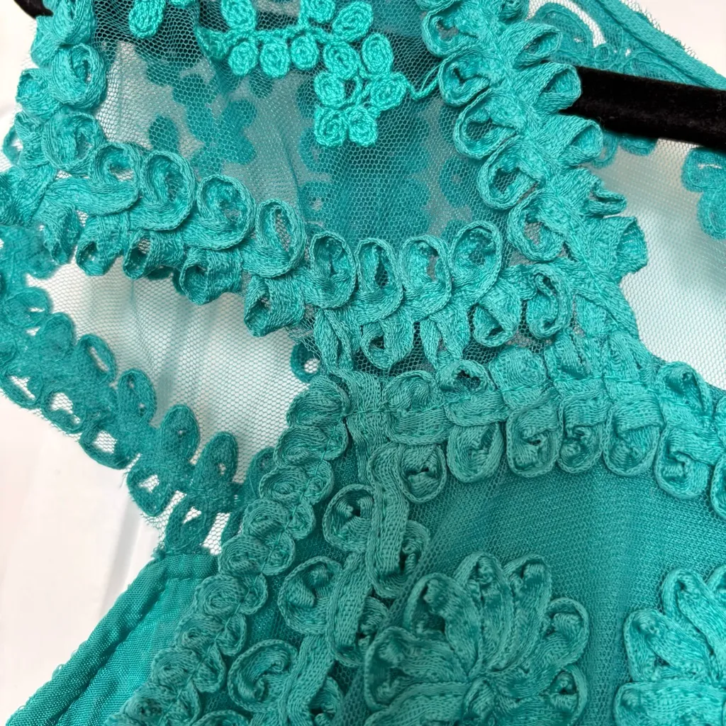 Yoana Baraschi Teal Dress Size‎ 6 - Image 6