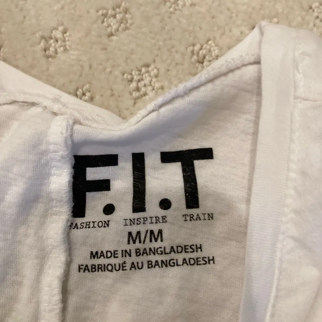🔴F.I.T. Workout tank. White Size M - Image 2