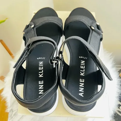 ANNE KLEIN Goldie Sport‎ Sneaker Sandal, Comfort Cushioned, Black, Size 11, NWT - Image 13