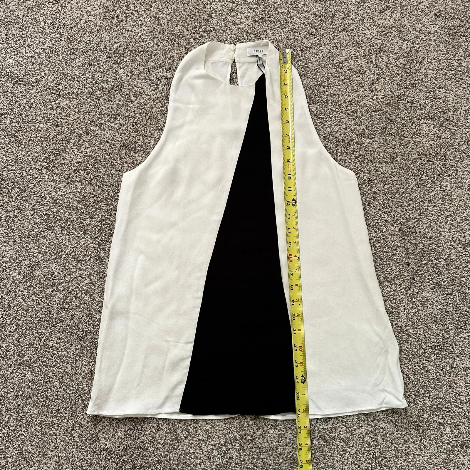 Reiss white & black sleeveless top size 4 NWT - Image 10
