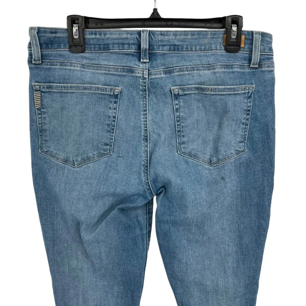 Paige Verdugo Ankle Ariza Destructed Jeans Distressed Blue Slim fit Size 32 - Image 5