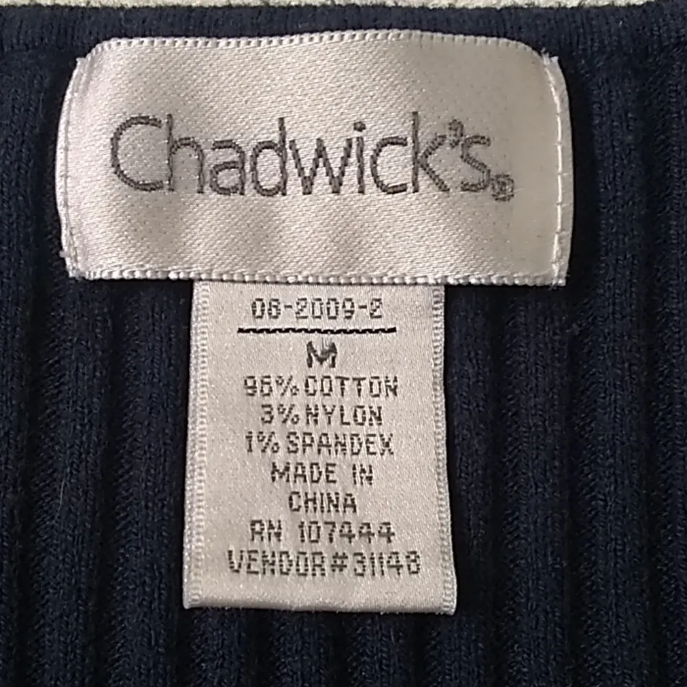 Ladies' Chadwick's Ribbed Knit Tank Top (M) - Image 3