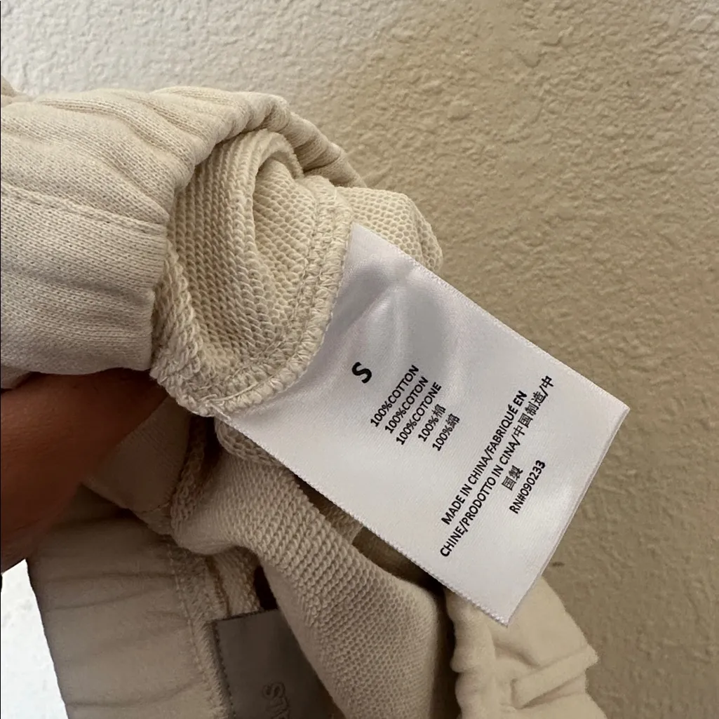 Fear Of God Essentials Cotton‎ Logo Patch Drawstring Very Soft Midi Skirt NWOT S - Image 10