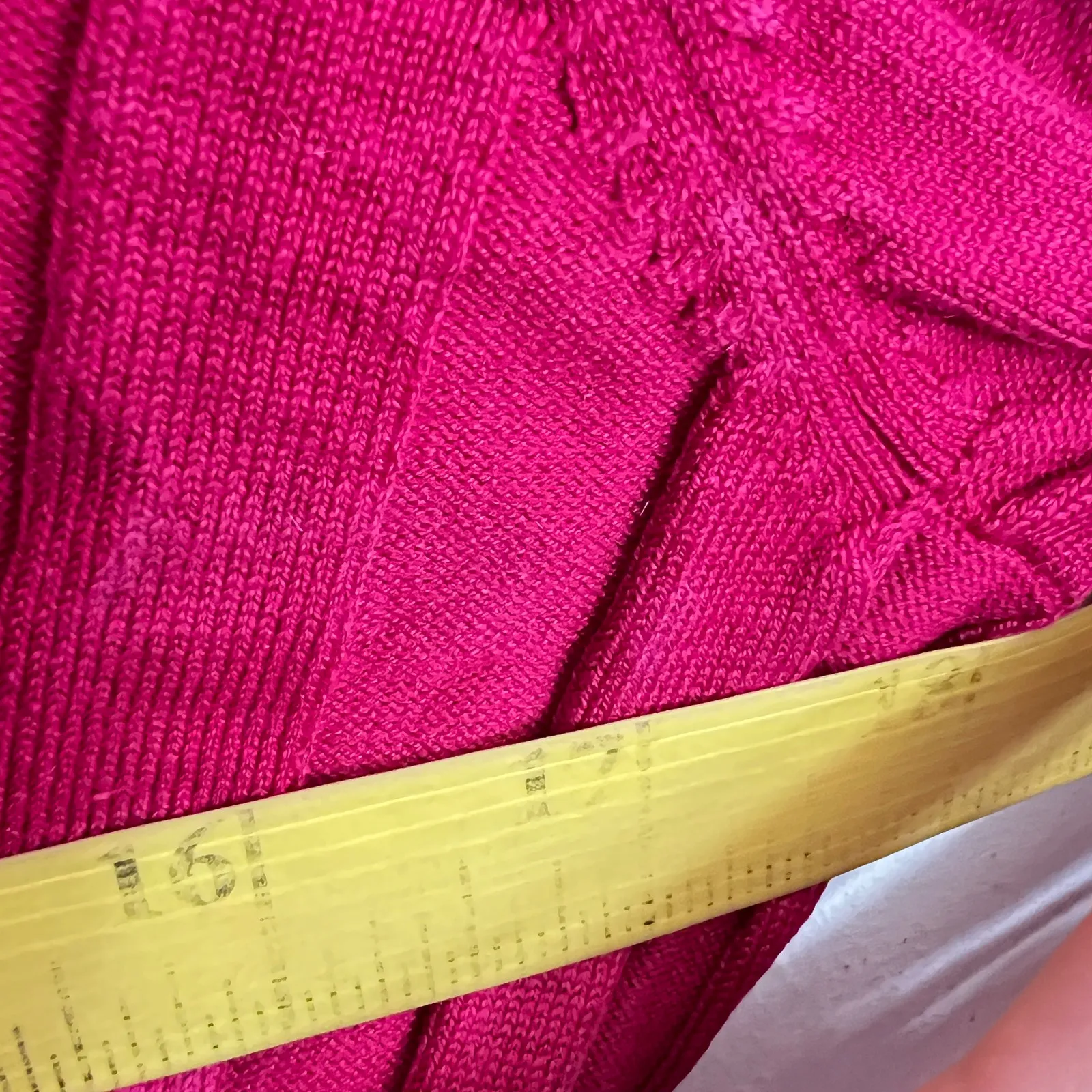 Vintage Pink Ribbed Sweater Y2K 2000s Pullover Coquette 90s Large - Image 5