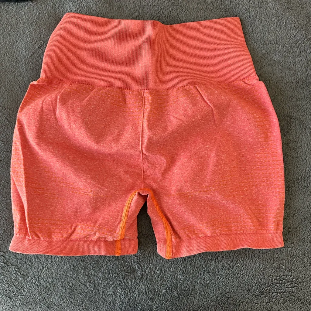 Gymshark Coral Athletic Shorts - Image 2