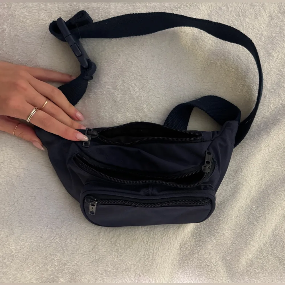 John Galt  Belt Bag Shoulder Bag Fanny Pack Navy - Image 3