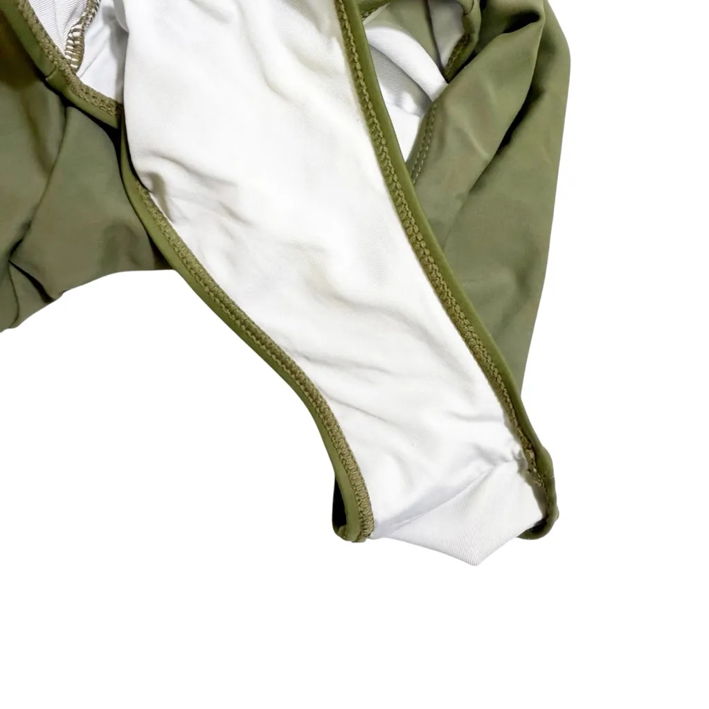 CUPSHE Women's‎ Vintage Lace Swimsuit Swimwear Bathing Suit Green size M - Image 8