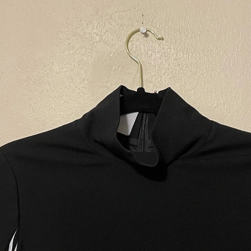 Carlisle Black Long Sleeve Sheath‎ Dress Size 2 - Image 4