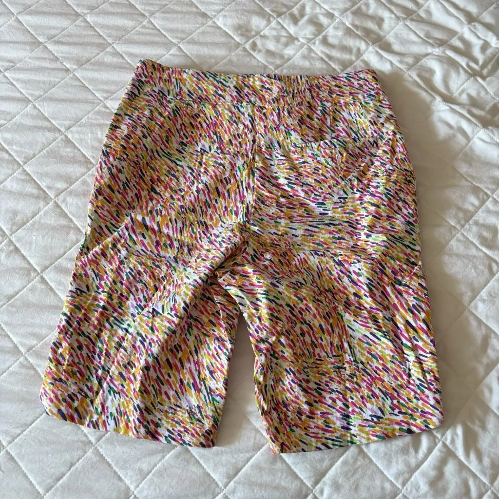 EP New York Shorts Womens Size Small Pink Chino Flat Front Stretch Casual Golf - Image 7