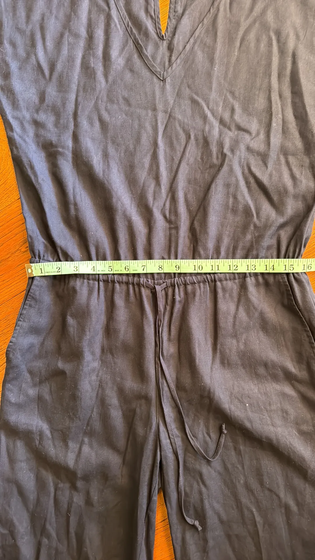 Linen Jumpsuit Romper - Image 5