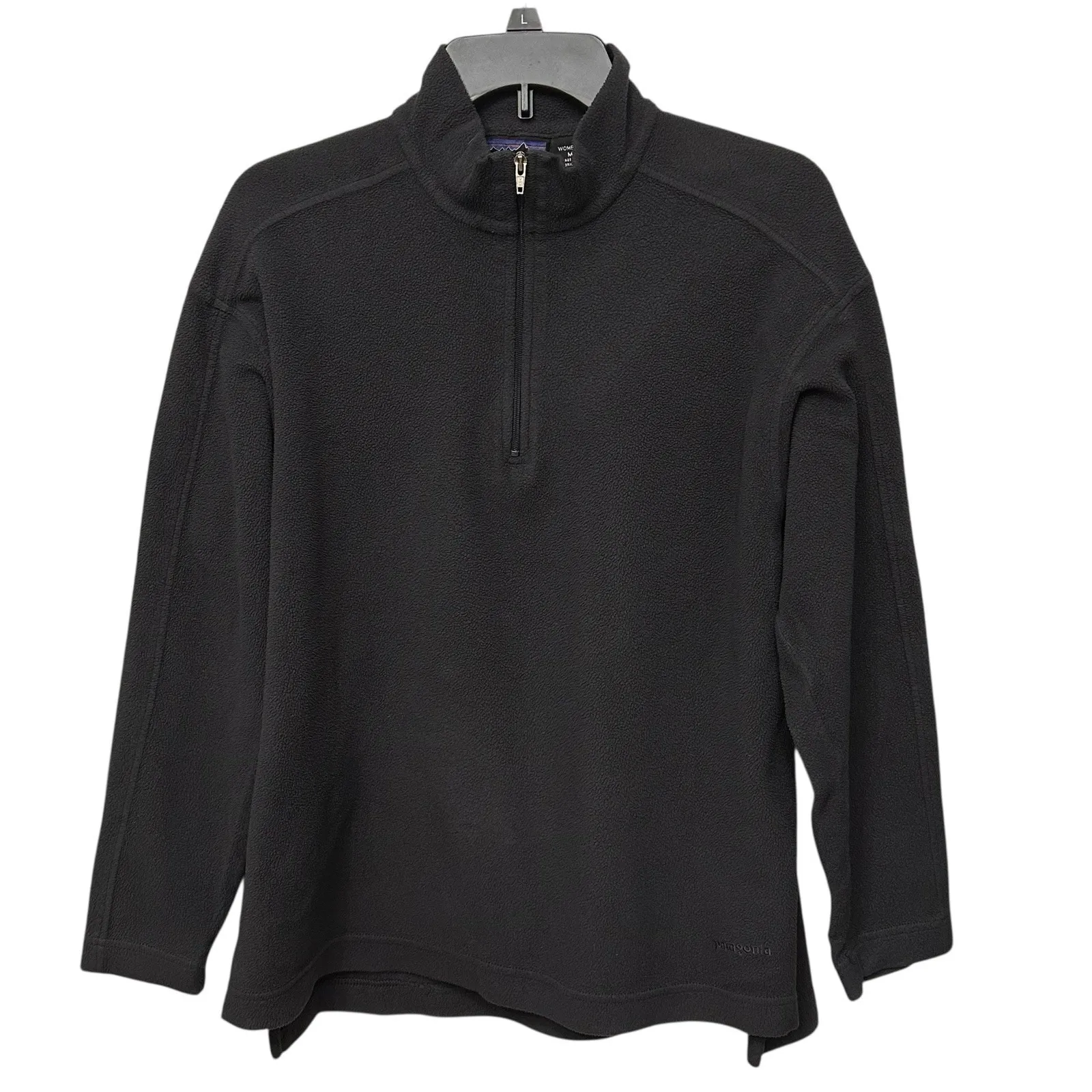 VTG Patagonia Synchilla 1/4 Zip Poly Pullover Women's Size Medium Grey USA - Image 8