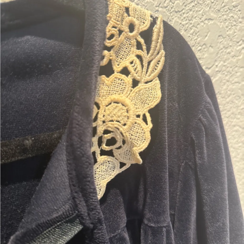 Vintage Made in USA Terrycloth Velour Black Size undefined - Image 5