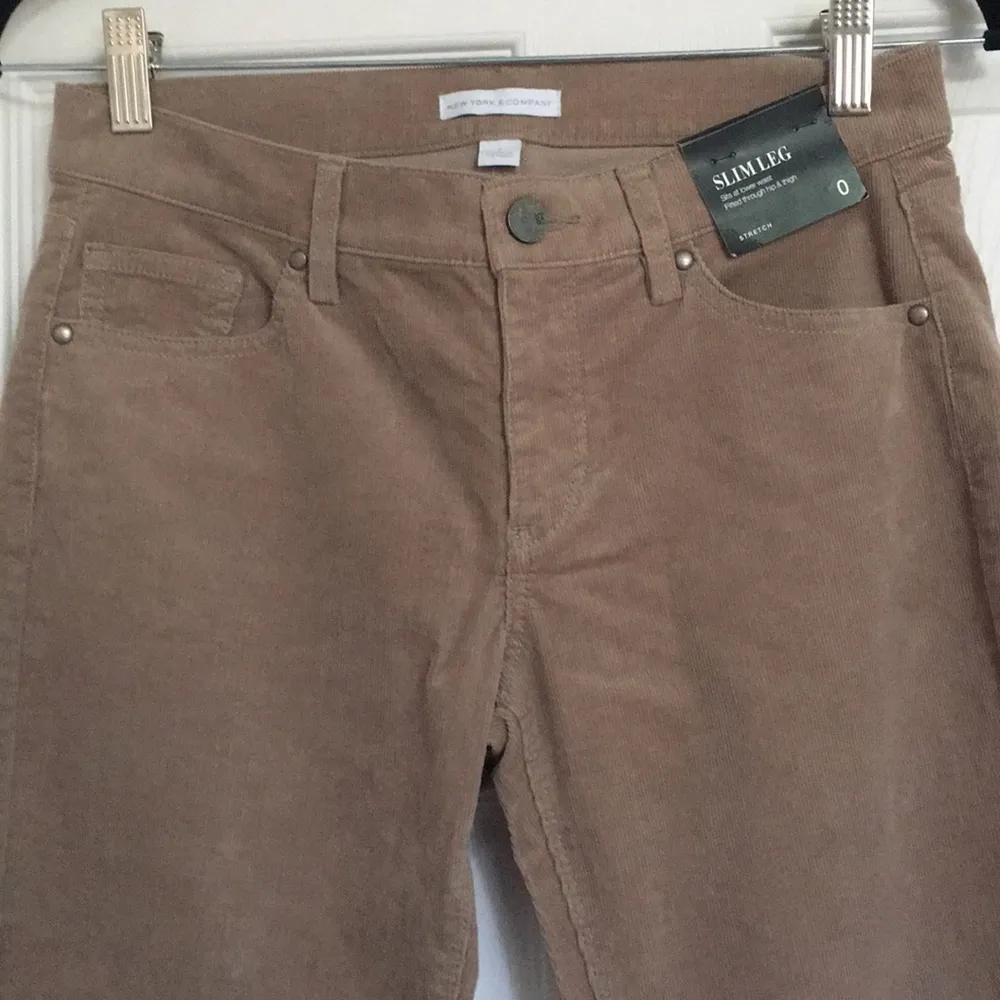 New York And Company slim leg corduroy pants - Image 2