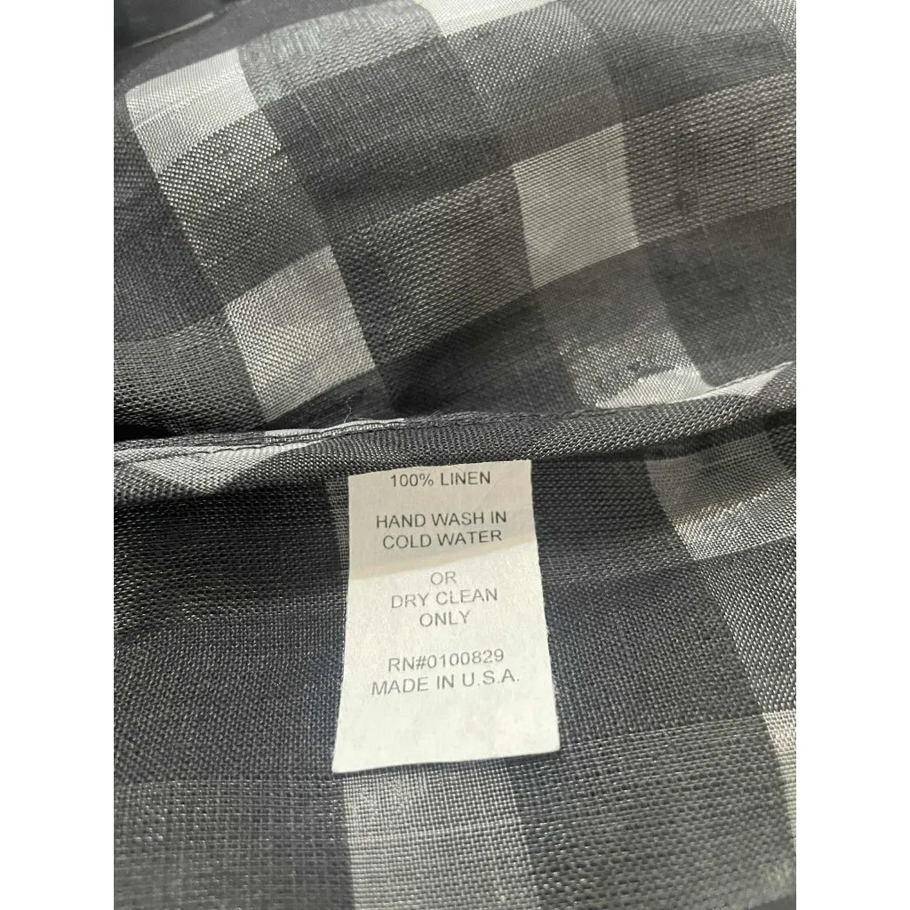 Connie Roberson Size XL Top Blouse Button Down Shirt Jacket Plaid Collared - Image 7