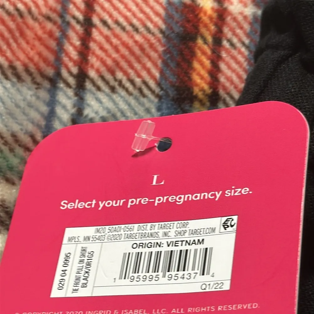 Tie Front Pull On Linen Blend Black Shorts size Large NEW - Image 5