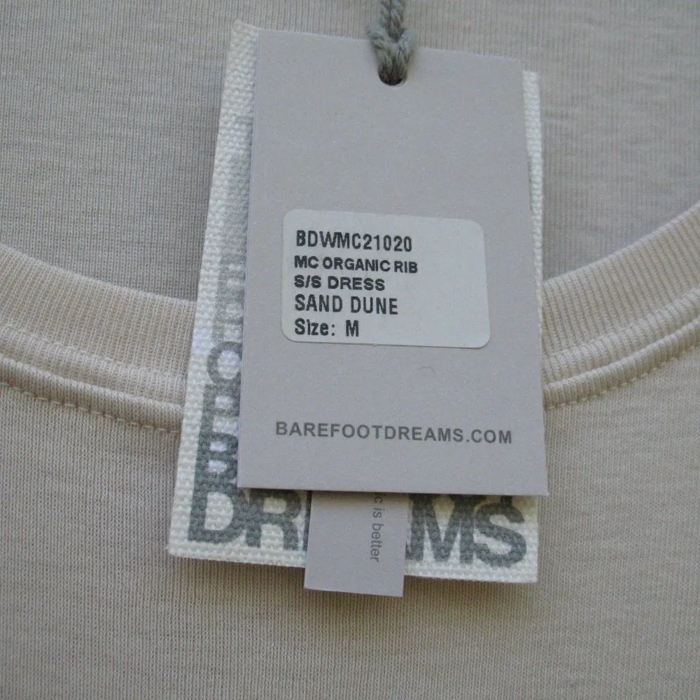 NWT Barefoot Dreams Malibu Organic Cotton T Shirt Midi Dress - Image 9