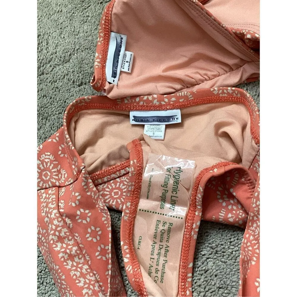 New. Robin Piccone v-neck bikini. Small. Retails $179 - Image 9