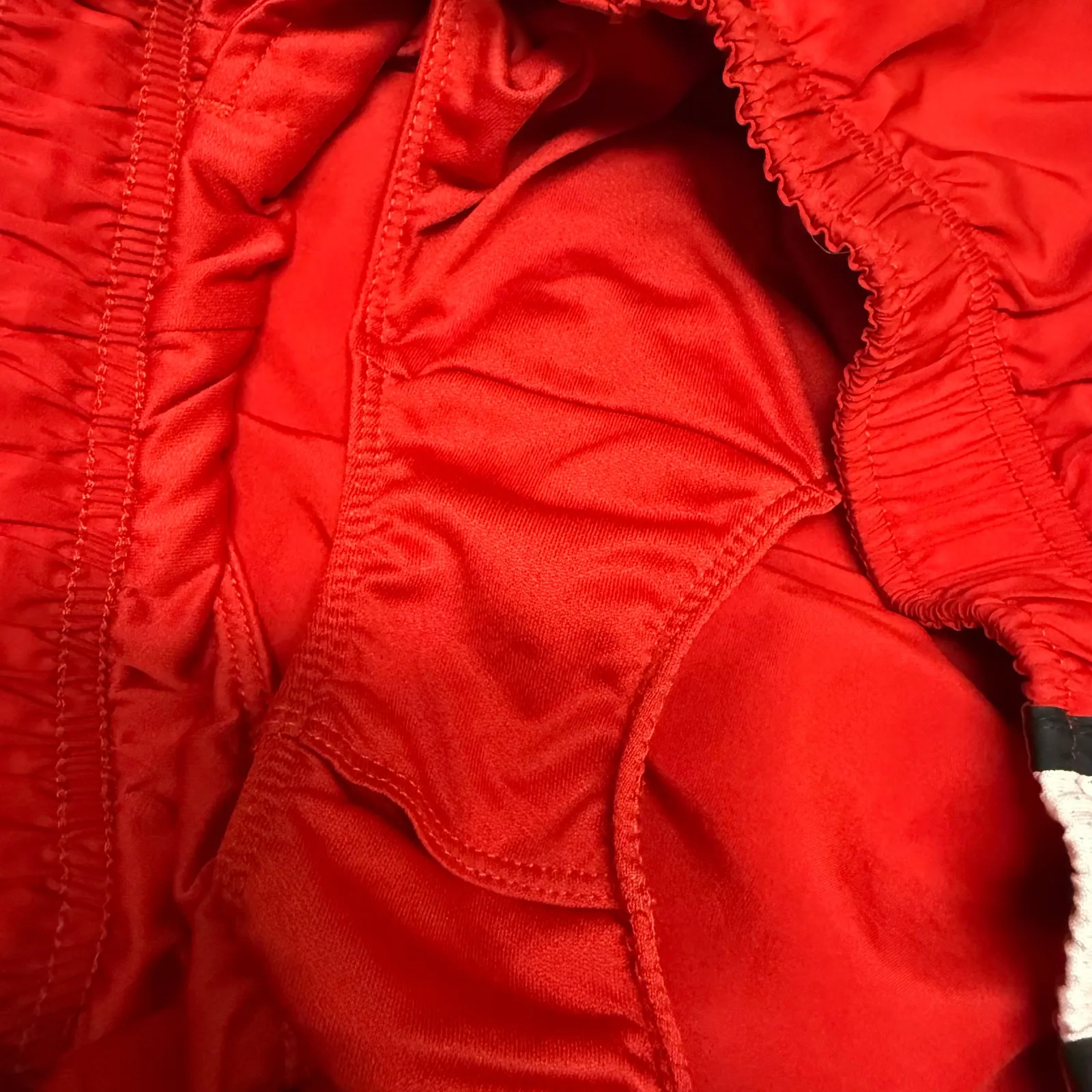 Nike Womens Shorts M Red Running Short Athletic Gym Dri-Fit‎ Tempo White Black - Image 10