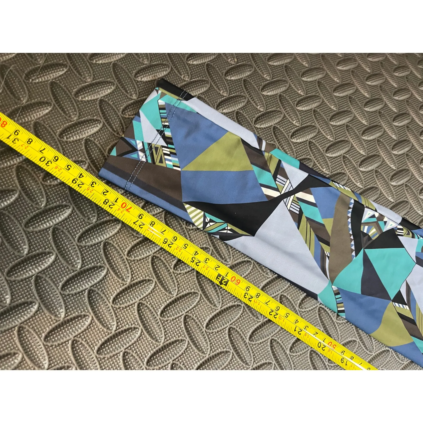 Daughters of‎ Culture Geometric Rise Legging XS S NWOT yoga run Blue $78 - Image 5