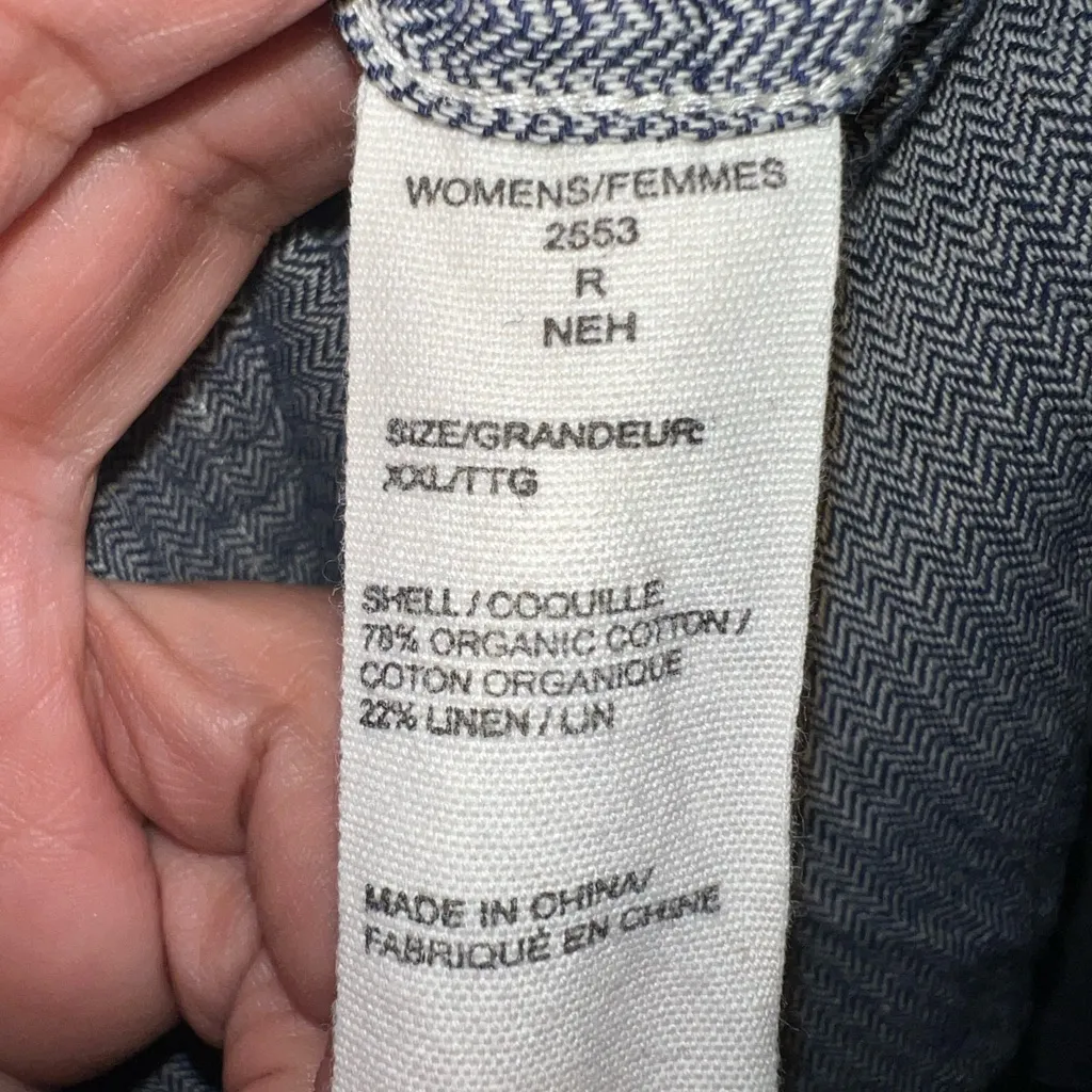 Woolrich Chevron Long Sleeve Snap Buttons‎ Women’s Size 2XL - Image 4