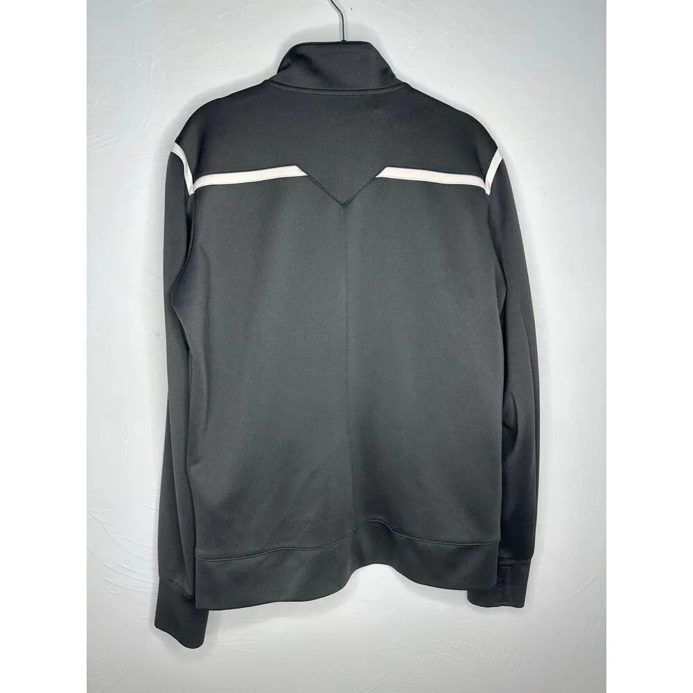 Nike Dri-Fit Full Zip Jacket Women's Size XL Gray Athleisure Outdoor Athletic - Image 2