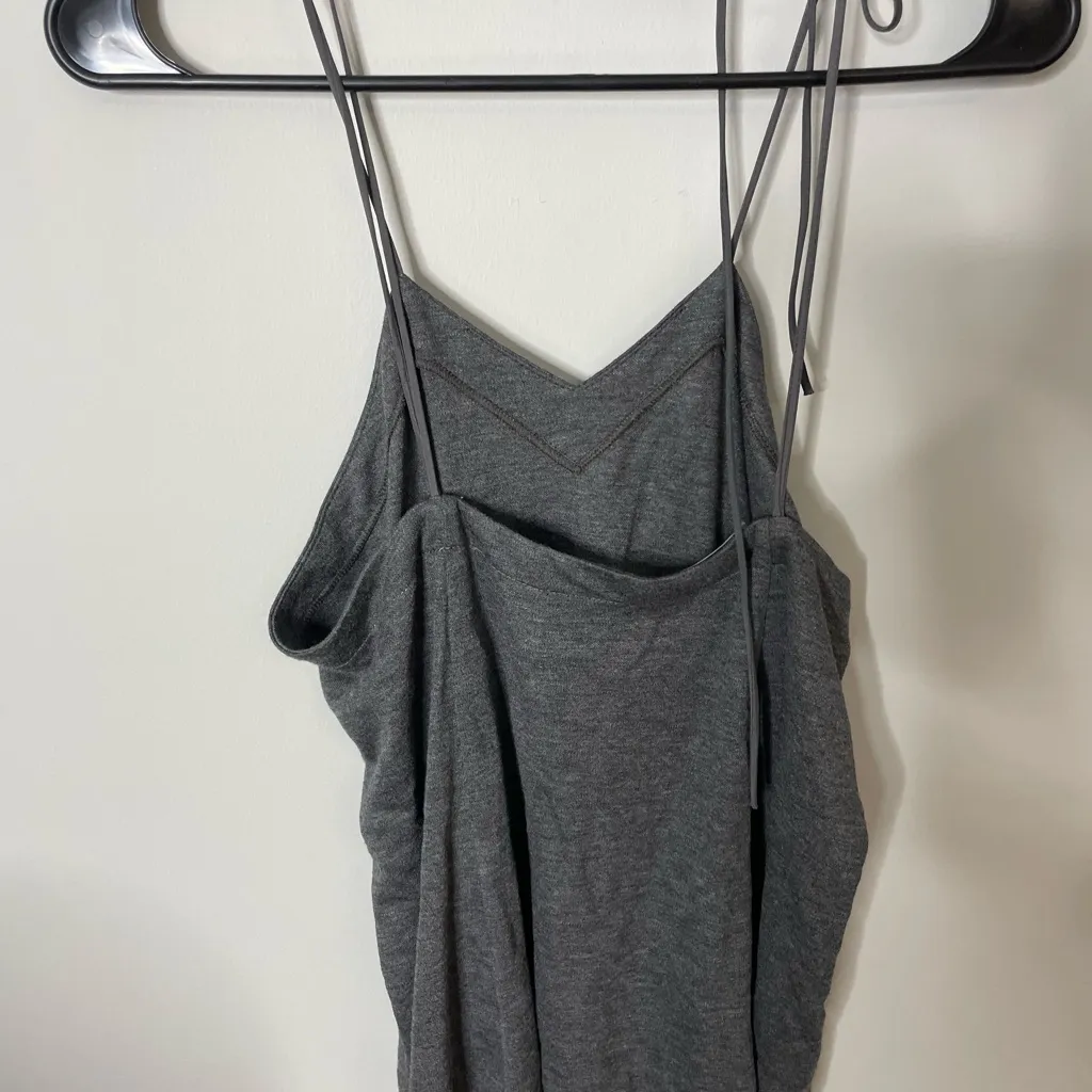 Rozae by Rozae Nichols Crop Top Blouse Viscose XS Excellent Condition Gray - Image 5