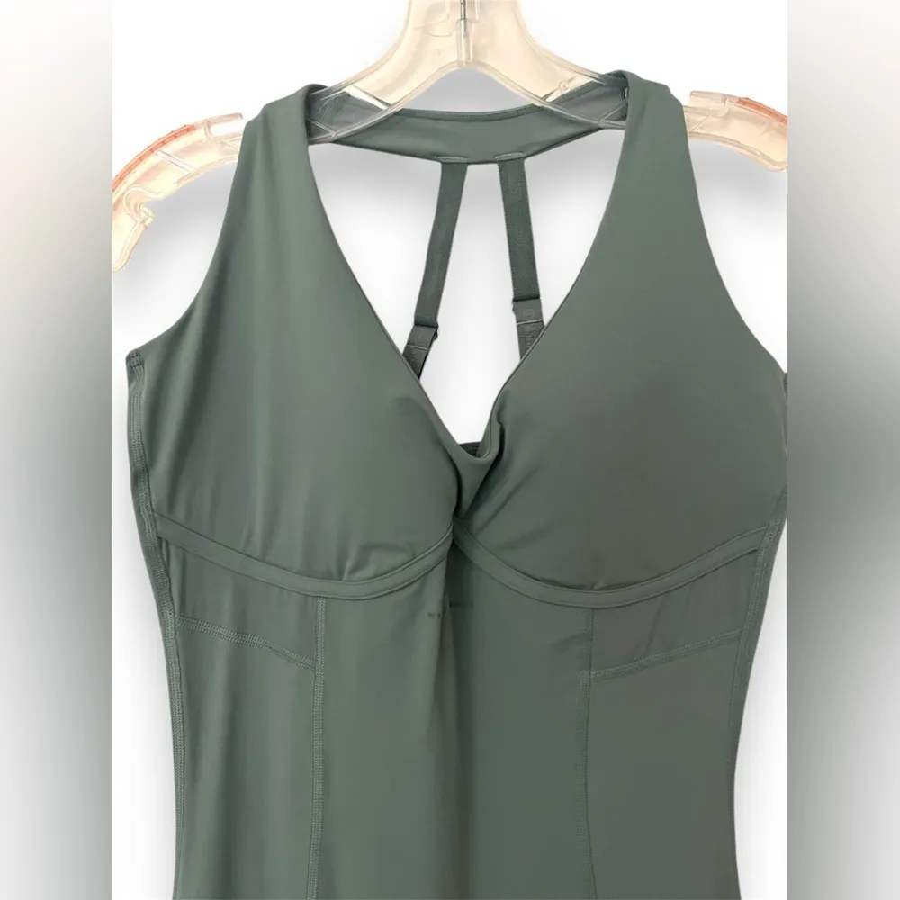 Gymshark x Whitney Simmons Leaf Green Athleisure Bodycon Dress - Image 5