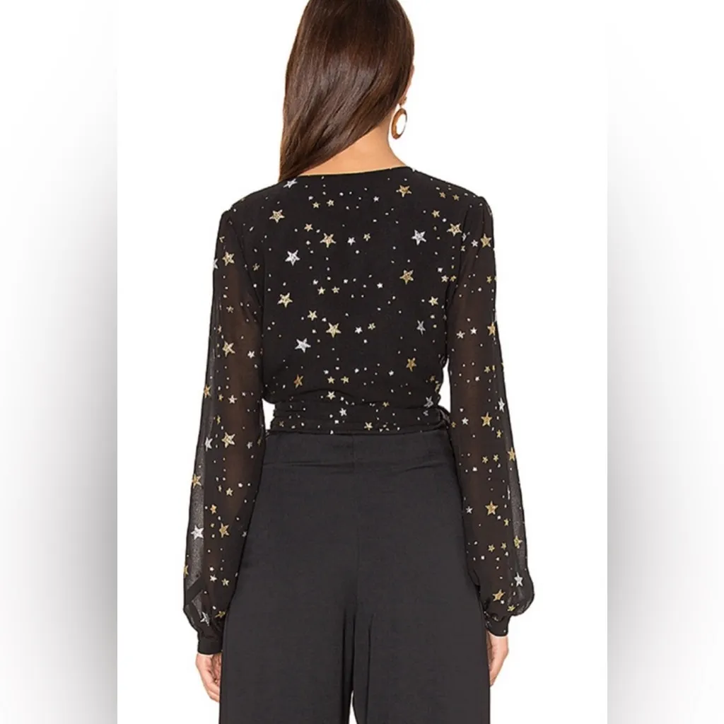 Privacy Please Revolve AVERY DRAPED WRAP TOP PRIVACY PLEASE EUC Size‎ XS - Image 3