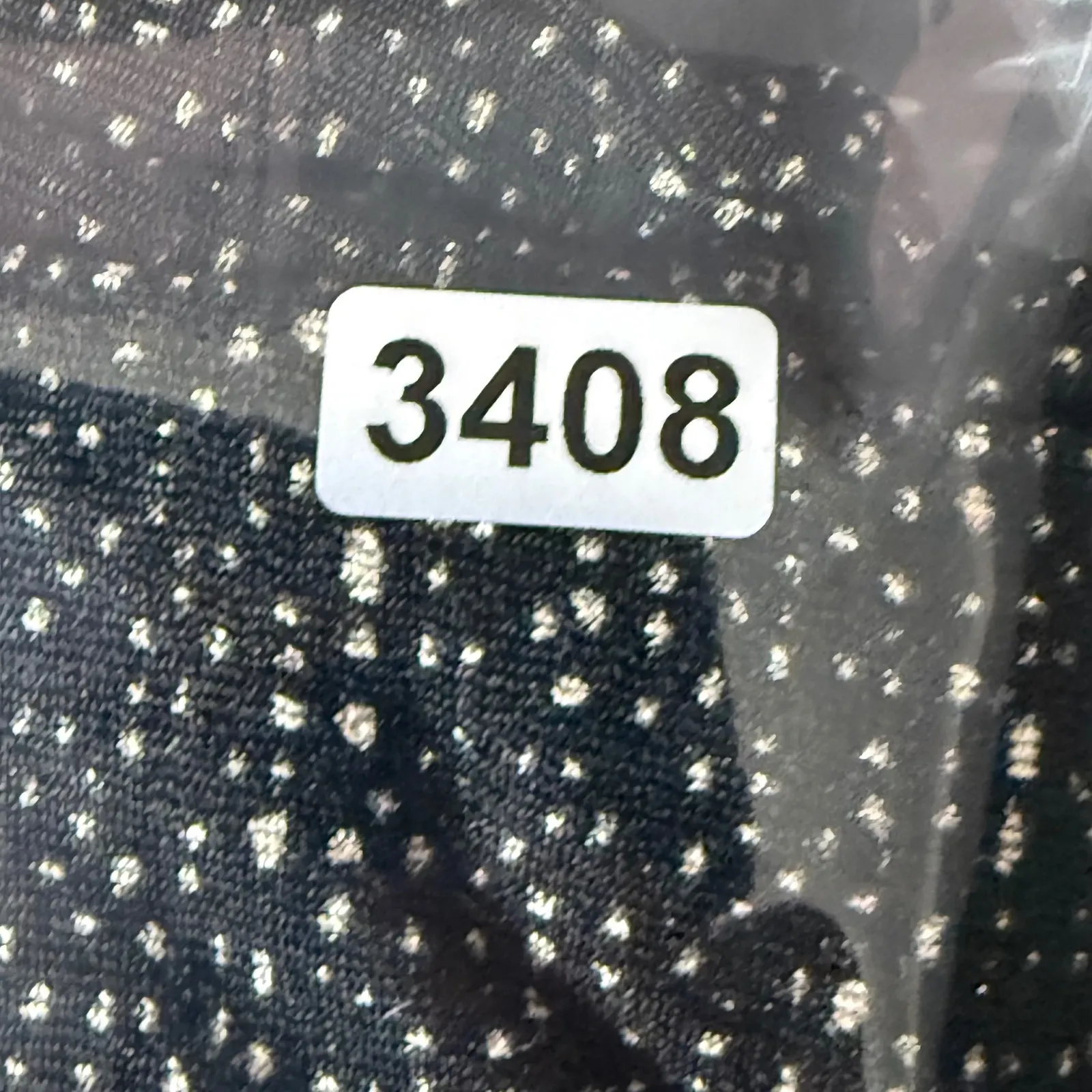 Chico's Travelers Pants Wide‎ Leg Cropped Black Beige Speckled Size 2 US L - Image 8