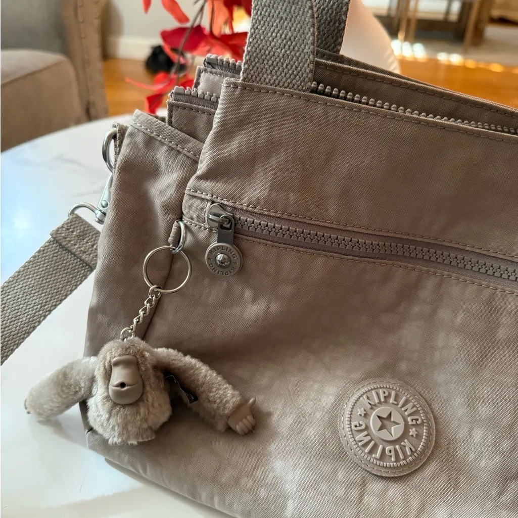 Kipling  cream Women's Shoulder Bag - Image 14