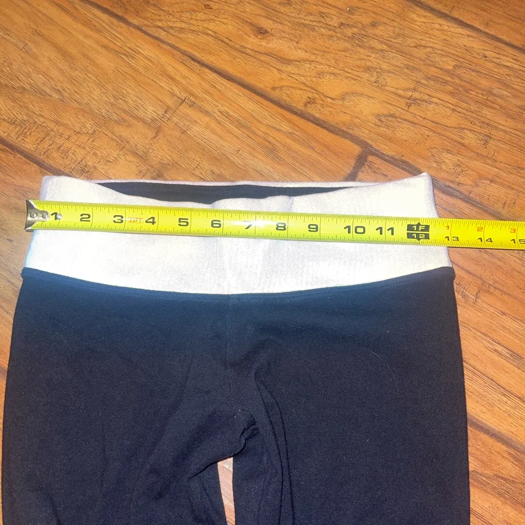 Victoria’s Secret PINK ombré bling black yoga leggings pants woman’s XS - Image 9