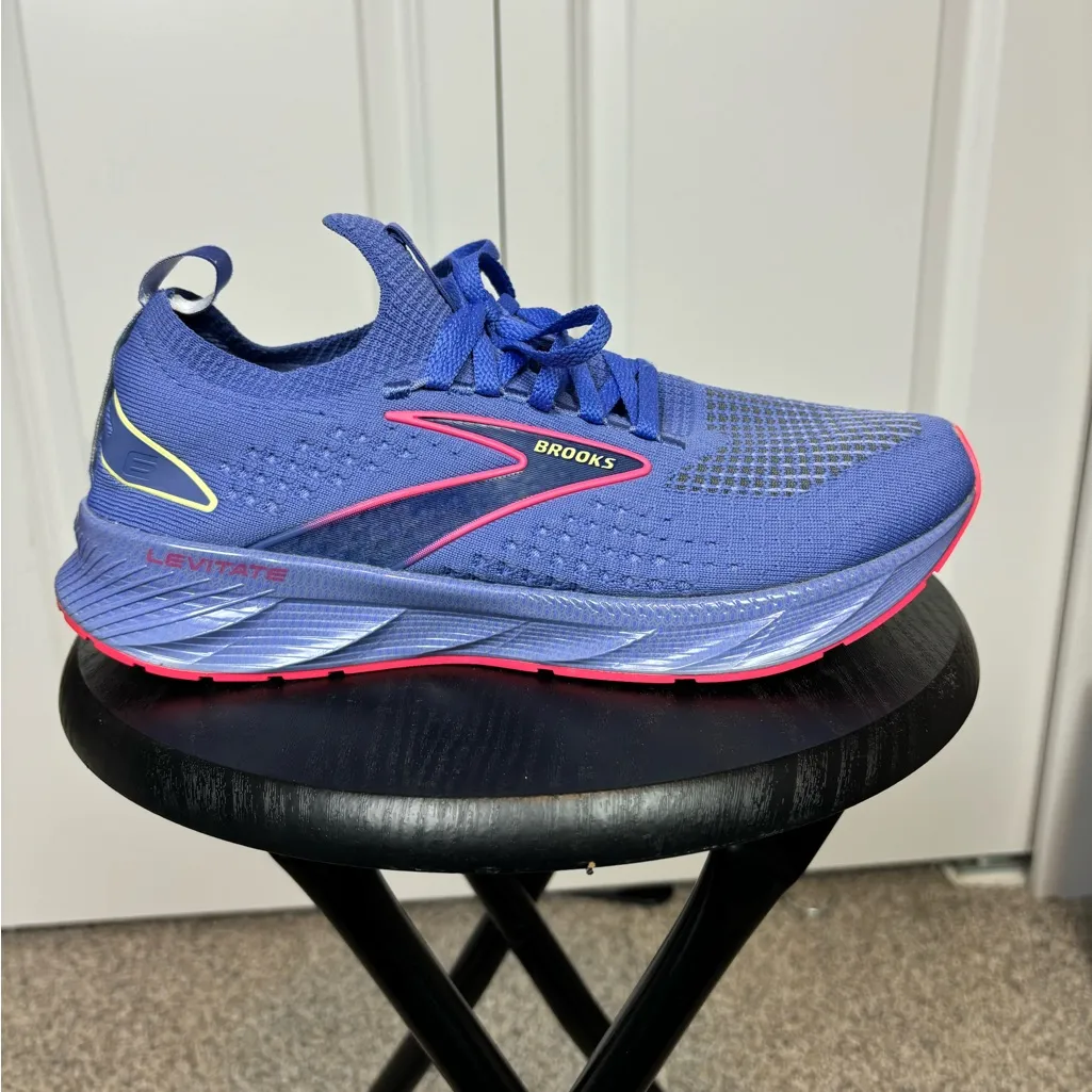 Size 9 - Brooks Levitate StealthFit 6 Purple Pink Medium (b) Width BRAND NEW - Image 14