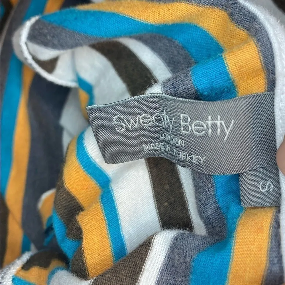 Sweaty Betty Blue Summer Crop Vest/Tank Top - Image 12