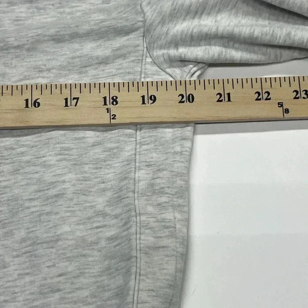 ATHLETA Sayulita Women’s Hoodie Fog Heathered Gray M Side Slits Athleisure. - Image 8