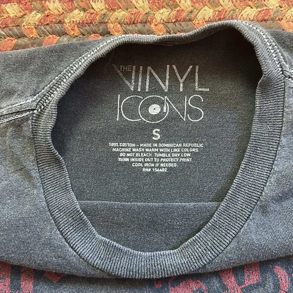 MOTLEY CRUE MOTOTCYCLE FADED GRAPHIC TEE - Image 3