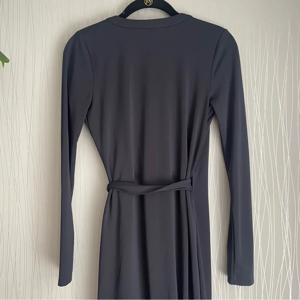Ann Taylor Wrap Dress – Women’s Size 0 – Navy Blue Jersey - Image 10