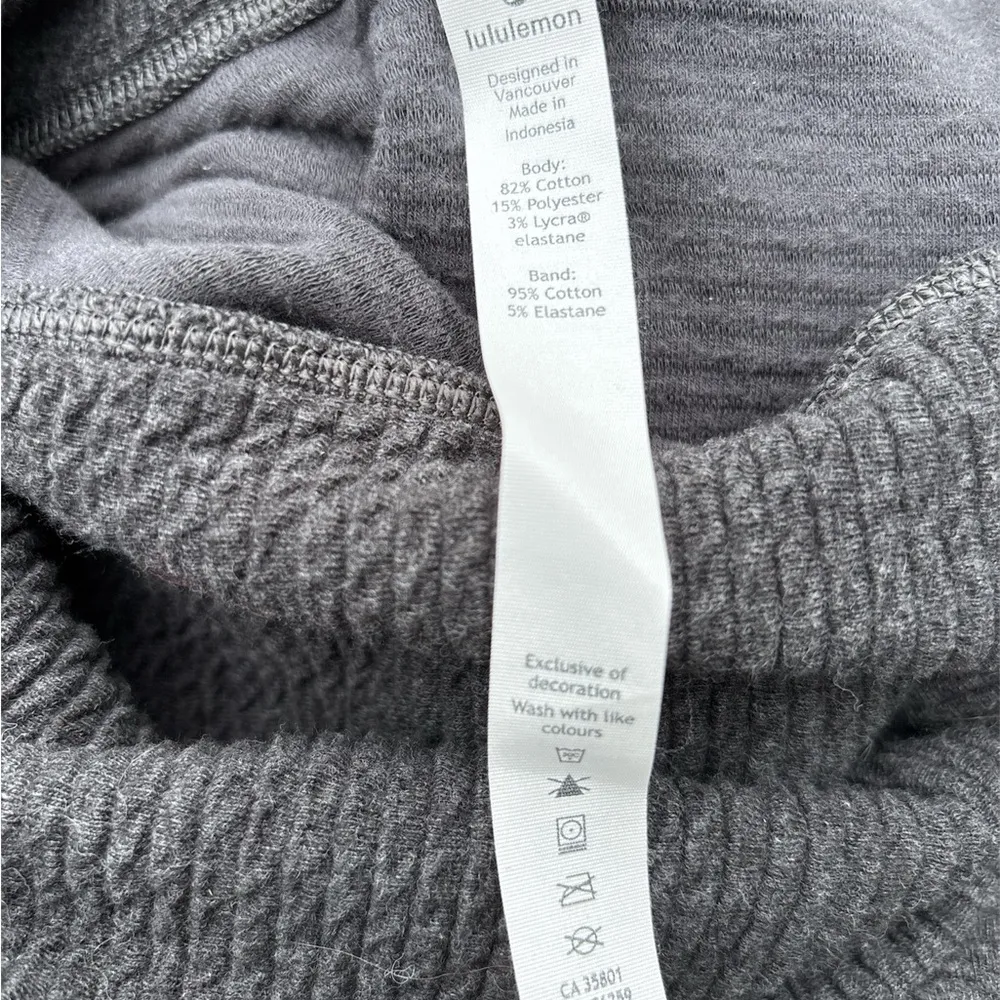 Lululemon Heather Gray Sweater Size XS/S - Image 5