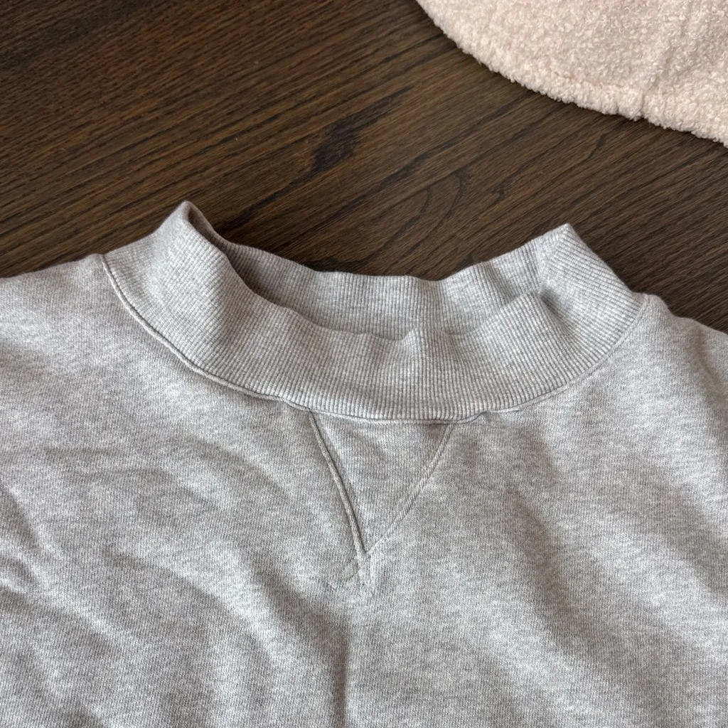 PARKE HERITAGE Classic Mockneck Grey size S/M NWOT Sold out!! Gray - Image 9