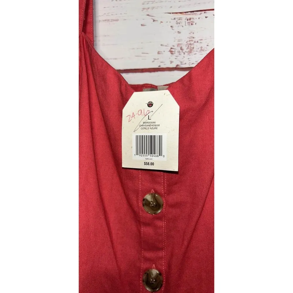 Wonderly New Women’s  Linen Romper Large - Image 3