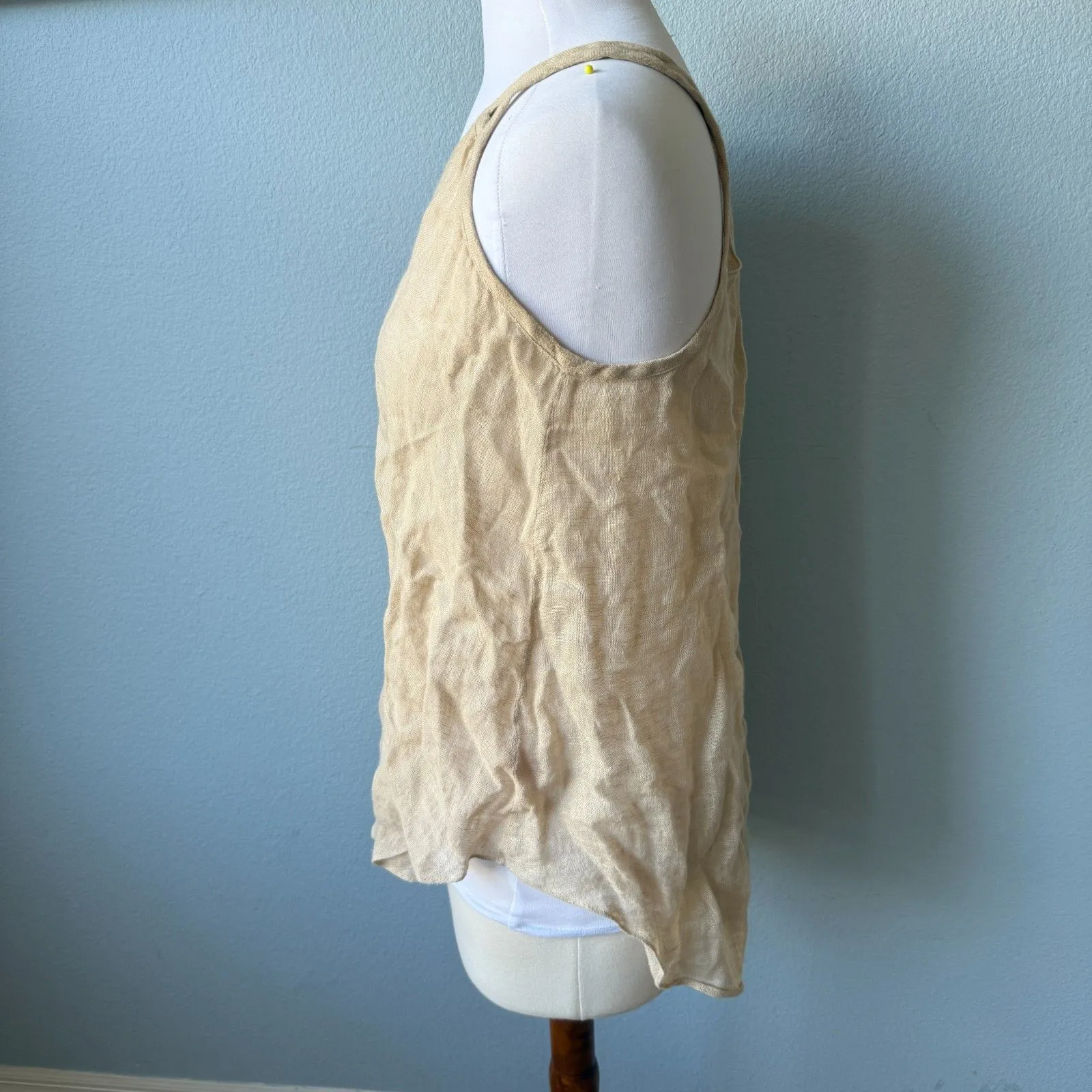 Calypso St. Barth Flowy Linen Tank Size Small - Image 4